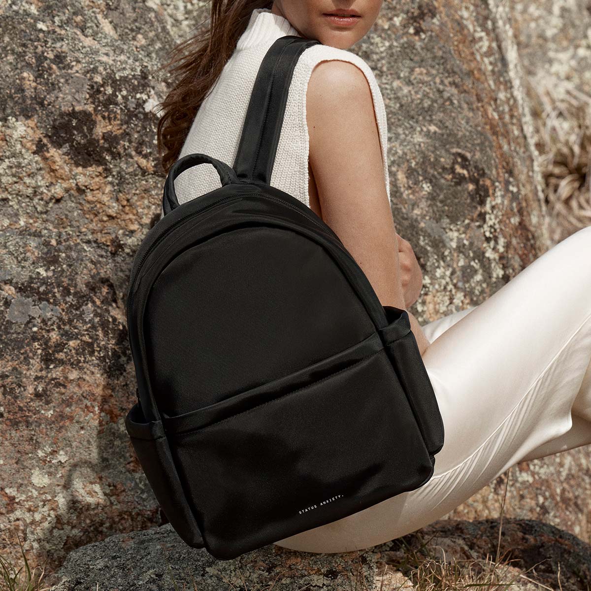 Frankie Recycled Bag - Black - Image 6