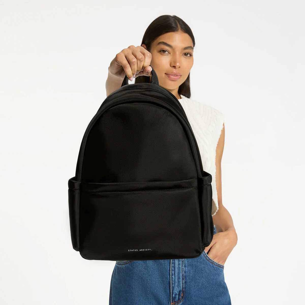 Frankie Recycled Bag - Black - Image 7