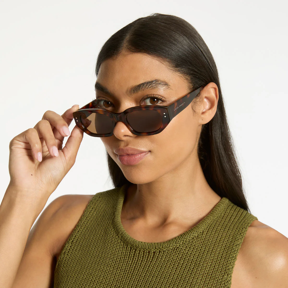 Luna Sunglasses - Brown Tort - Image 2