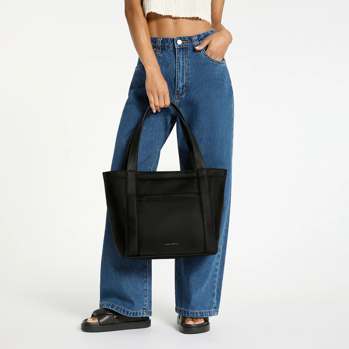 Mikah Recycled Bag - Black - Image 2