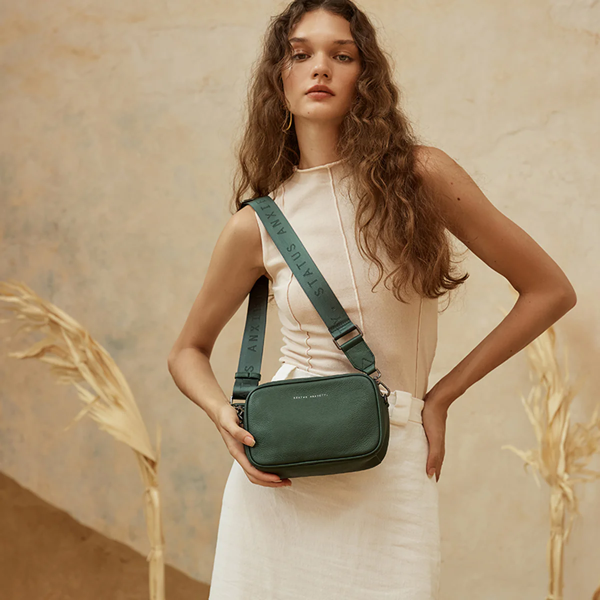 Plunder Bag With Dual Straps - Green - Image 12