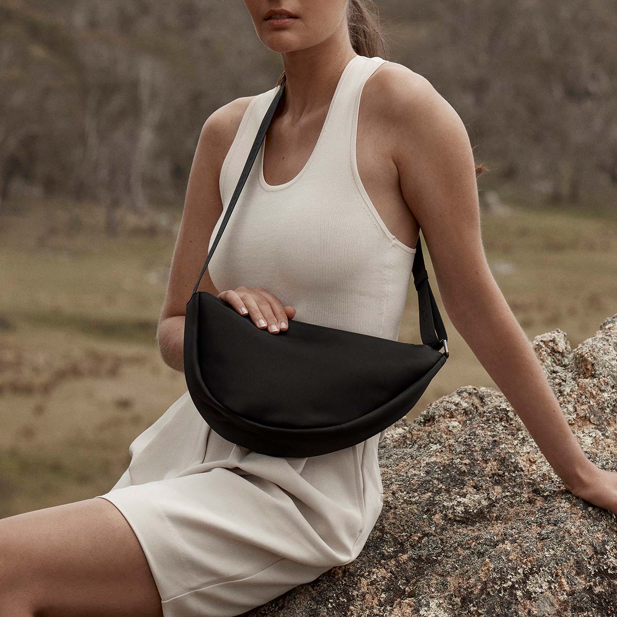 Zuzu Recycled Bag - Black - Image 7
